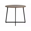 Стол обеденный SIGNAL LUNA рустикальный коричневый/черный 90